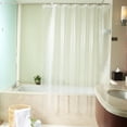 thumbnail image 1 of Cortina de ducha Matsuzay 3D transparente impermeable 180x200cm accesorios de baño, 1 of 6