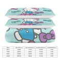 thumbnail image 2 of Hello Kitty Duvet Cover Set 3-Piece Bedding Set Soft Warm And Comfortable Soft Bed Set with 1 Duvet Cover And 2 Pillowcases for Bedroom All Season 90"x90", 2 of 7