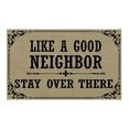 thumbnail image 1 of Funny Letter Doormat Good Neighbor Mat Funny Door Mats Outdoor Super Absorbent Quick Drying, Machine Washable Rug for Entryway Indoor for Entrance Front Door Outdoor Entrance Porch, 24x16IN, 1 of 6