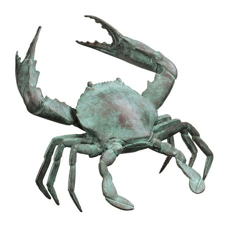 Design Toscano Medium Ocean's Crab Cast Bronze Garden Statue