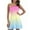 Orange, variant on TQWQT Womens Summer Dress Vacation Beach Swimsuit Cover Up Gradient Print Strapless Boho Dresses Tube Top Sundresses Blue M