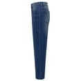 thumbnail image 5 of Womens High Waisted Washed Jean Elastic Waist Stretchy Straight Leg Pull on Pants Trendy Baggy Loose Denim Pants, 5 of 7