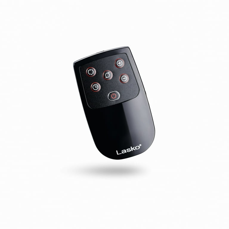 Lasko 1500W Electric Oscillating Ceramic Tower Space Heater with Remote  Control, 751320, Black - Walmart.com