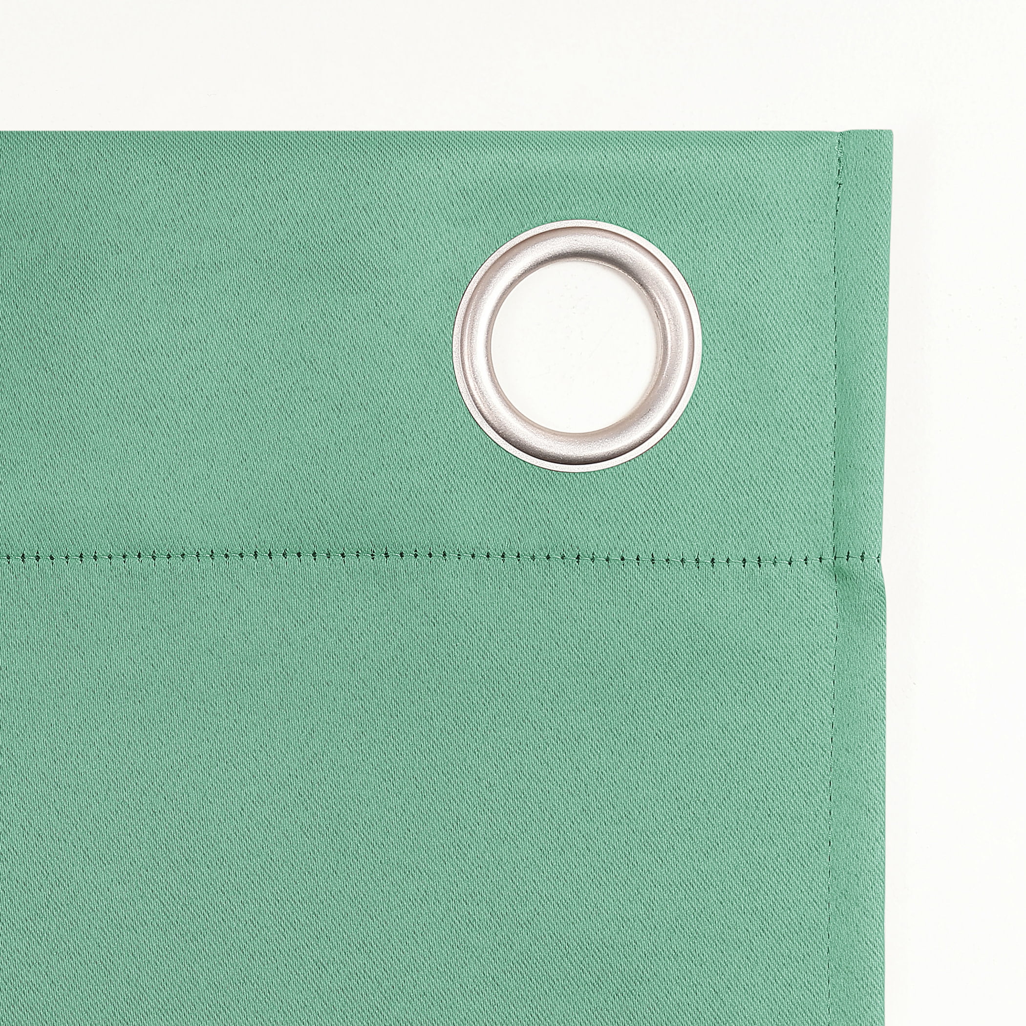 Sun Zero Riley 1-Piece Kids Bedroom Blackout Grommet Curtain Panel, 40"X63", Aqua Blue
