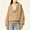 Khaki, variant on Olyvenn Women's Oversized Scoop Neck Pullover Sweater Long Sleeve Knitted Sweater Chunky Trendy Fall Winter Sweater Tops Khaki L