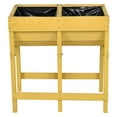 thumbnail image 1 of Topbuy Raised Wooden Planter Free Standing Planting Container Vegetable Flower Bed, 1 of 8