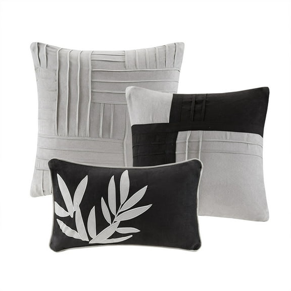 Gracie Mills Beatriz 7-Piece Microsuede Comforter Set - GRACE-3216