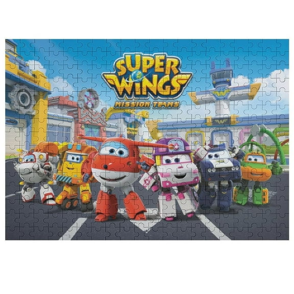 Super Wings Jigsaw Puzzle 35-120 Pieces Birthday Gift Home Decoration