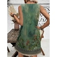 thumbnail image 4 of Ekouaer Nightgown for Women Tank Night Gown Sleeveless Sleep Shirt Button Night Shirt with Pockets Soft Sleep Dress, 4 of 5