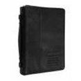 thumbnail image 1 of Couverture Bi Classique en Cuir de Luxe avec Guidage Large Noir, 1 of 1