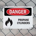 thumbnail image 4 of Propane Cylinders OSHA Danger Rigid Plastic Sign 14 Inch x 10 Inch - 5 Pack, 4 of 8