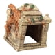 thumbnail image 5 of Cueva de escondite para reptiles, terrario, hábitat, decoración paisajística, adorno de roca de resina, acuario, casa para peces Betta y camarones., 5 of 9