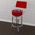 thumbnail image 4 of United States Coast Guard Padded Swivel Bar Stool with Back, 4 of 6