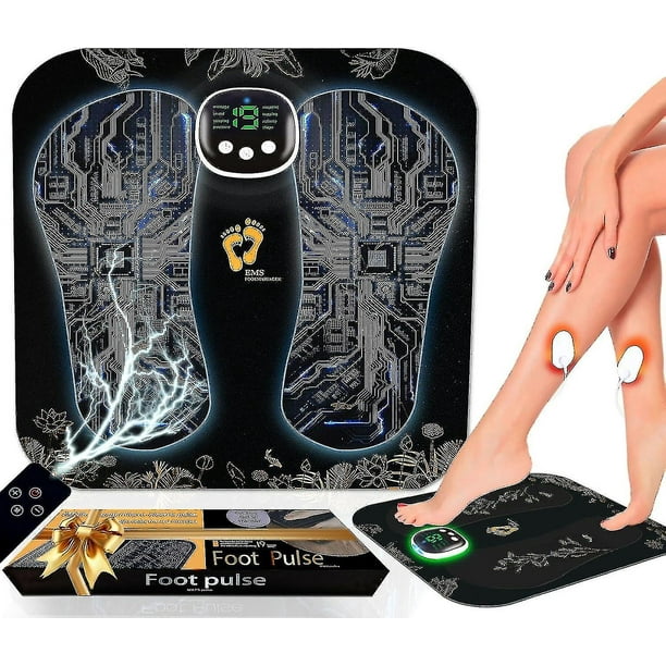 Ems Foot Massager Neuropathy Mat Electric Feet Therapy Machine Pulse