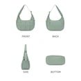 thumbnail image 5 of XINLANER Small Crescent Puffer Purse Shoulder Bag for Women Nylon Quilted Purses Bag Adjustable Shoulder Strap Puffy bag, 5 of 5
