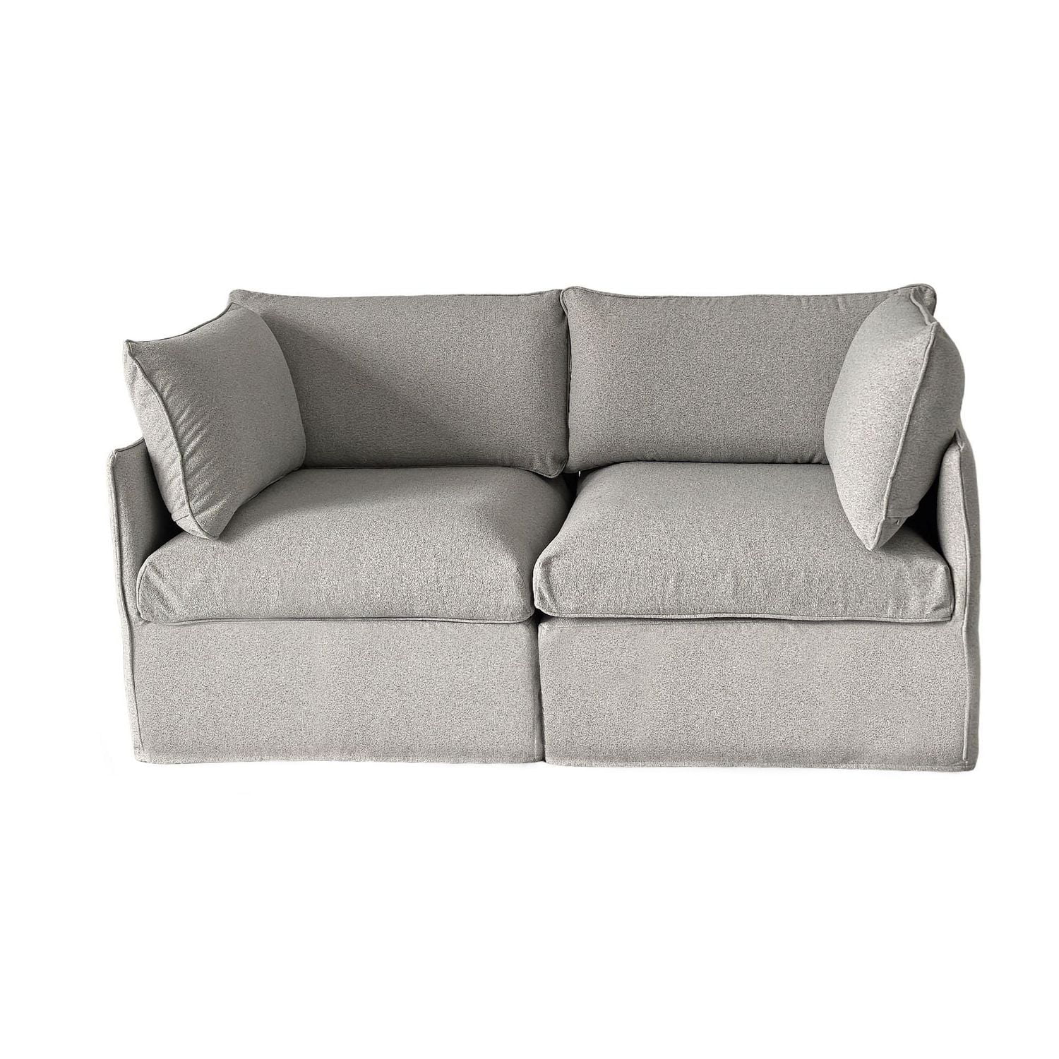 Ensemble de canapés modulaires de patio Patioflare Flexifome, gris
