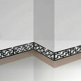 3d Wall Stickers Stair Living Room Baseboard Decoration Reflective Wall