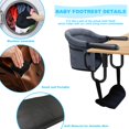 thumbnail image 4 of Reposapiés para bebés WainyNyda compatible con la silla de mesa Inglesina Fast, 4 of 6