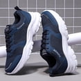 thumbnail image 6 of Sngxgn Men's Lightweight Running Shoes Breathable Sport Air Fitness Gym Jogging Sneakers(Blue,42), 6 of 8