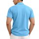 thumbnail image 3 of Blusa y camisa de manga corta con cuello vuelto para niños, camiseta de verano de color liso con cuello de manga corta para niños, camiseta de poliéster para niños, 3 of 4