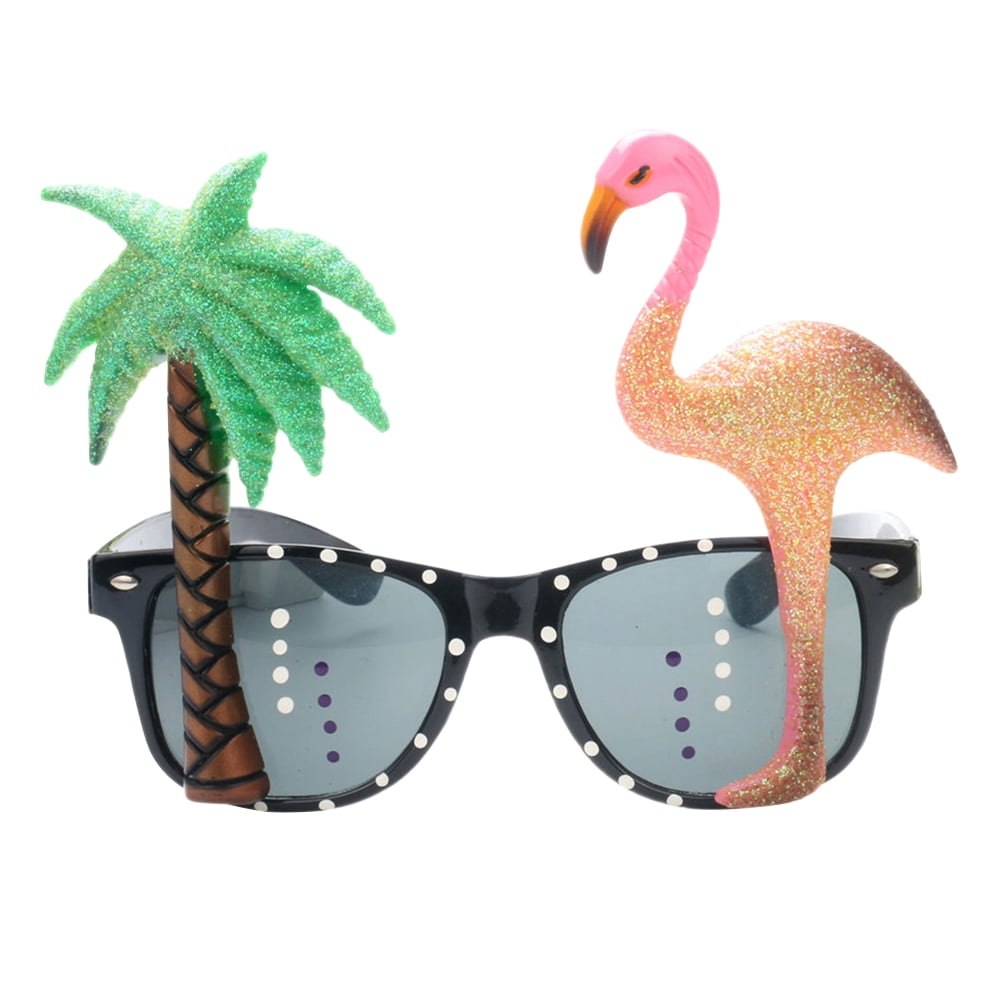 Novelty Flamingo Sunglasses Kids Adult Glasses Tropical Beach Party Fun Gift 