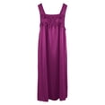 thumbnail image 4 of PMVFHDE Women's Solid Color Summer Ice Silk Short Nightgown Sleep Dress Womens Pajamas Home Wear 2026, 4 of 4