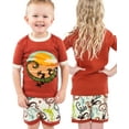 thumbnail image 3 of LazyOne Short-Sleeve Summer Pajama Sets for Girls and Boys, Unisex, Gecko, 3 of 7