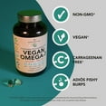thumbnail image 2 of Amandean Vegan Omega-3 Supplement. Fish Oil Alternative! Plant Based DHA & EPA Algal Oil. 60 Capsules. Joint, Heart, Skin, Brain, Eye, 2 of 7