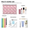 thumbnail image 4 of Susaid Strawberries Print Makeup Mini Bags for Women Multi Color Cosmetics Bag Travel Toiletry Bag Pencil Pouch Blank Makeup Bags with Zipper, 4 of 7