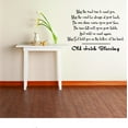 thumbnail image 1 of Design With Vinyl Old Irish Blessing Ireland Artwork May God Hold Hollow Of His Hand Wall Decal for Family - Have You Heard May the Road Rise Up to Meet You Themed Décor - Size: 38 In x 38 In, 1 of 3