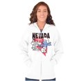 thumbnail image 4 of The Smurfs Nevada State NV Cartoon Zip Up Hoodie Men's Women's Brisco Brands S, 4 of 5