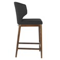 thumbnail image 3 of Cabo Contract Grade Upholstered Wingback Bar Stool (26-inch/ 29-inch), 3 of 5