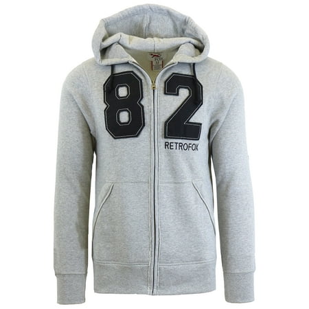 GBH Men's Fleece Zip Up Hoodie with Thermal Lined Hood GBH Men's Fleece Zip Up Hoodie with Thermal Lined Hood