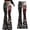 Grey1, variant on Women Halloween Pants Graphic Print Stretchy Flared Trousers Slim Fit Retro Bootcut Bottoms for Fall Baggy Wear