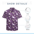thumbnail image 7 of High Quality Hawaiian Shirts for Men Short Sleeve Aloha Beach Shirt Floral Summer Casual Button Down Shirts Blouses 4QFG5P, 7 of 7