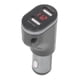 thumbnail image 1 of Adaptador de carga Higoodz para coche 5 V USB dual con cortador de martillo de seguridad, 1 of 8