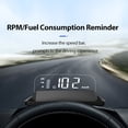 thumbnail image 1 of 2023 Hud Miroir Tête Haute Affichage Obd2 Vitesse Projecteur Survitesse Tension Rpm, 1 of 1