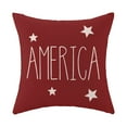 thumbnail image 4 of 4th of July Decorative Pillowcases Independence Day Pillowcases Set of 4 American Flag Patriotic Pillowcases Decorative, 18x18, 4 of 6