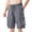 Gray, variant on Men's Quick Dry Cargo Shorts Elastic Drawstring Waist with Multi-Pockets,Fashion Casual Lightweight Summer Shorts Gray 3XL