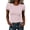 Pink, variant on Going Out Going Out Tops for Women Dark Gray Summer Casual Pullover Pull-On Crew Neck T-Shirts Tops for Women Trendy,M