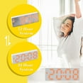 thumbnail image 4 of Avdolw Orange Digital Alarm Clock with Date, Temp Display & Adjustable Brightness for Students & Home, 4 of 8