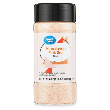 Great Value Fine Himalayan Pink Salt, 17.6 oz