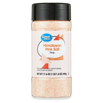Great Value Fine Himalayan Pink Salt, 17.6 oz