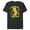 Dark Heather, variant on The Simpsons Soccer Bart Simpson Springfield United - Short Sleeve Blended T-Shirt for Adults - Customized-Yellow