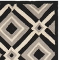 thumbnail image 3 of SAFAVIEH Four Seasons Nicole Geometric Runner Rug, Black/Grey, 2'3" x 6', 3 of 5