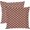 Cocoa Brown, variant on Block Print Throw Pillow Covers 18x18 Inch Set of 2 Vintage Floral Brown Outdoor Rustic Farmhouse Spring Fall Cottage Decorations Decorative Pillow Cases for Home Bed Living Room Couch Decor