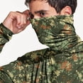 thumbnail image 7 of Hoodies for Men UPF 50+ Sun Protection Hoodie Long Sleeve Fishing Hiking Shirt with Face Mask L, 7 of 7