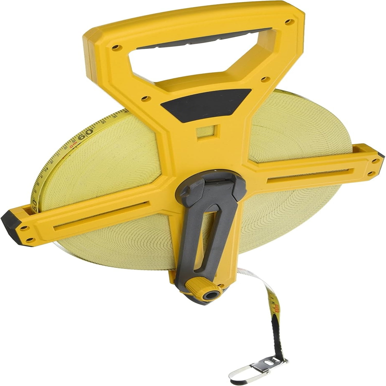 66330IM Open Reel Fiberglass Tape Measure, 330-Feet, Hi-Viz Yellow