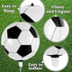 thumbnail image 5 of Globos de fútbol AIQINHU redondos metálicos de 22 cm, 6 unidades, para fiestas, 5 of 7