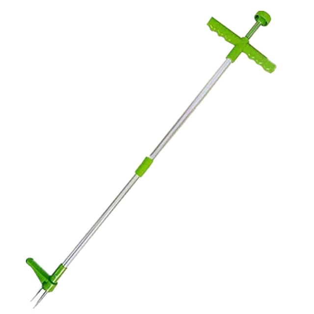 Herramienta profesional para deshierbar - Tubo de aluminio desmontable con mango ergonómico (ABS/PP) - Ideal para jardinería y cosecha de hierbas